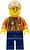 Фото LEGO City Jungle Explorer - Male, Dark Orange Jacket with Pouches, Stubble Beard (cty0820)