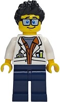 Фото LEGO City Jungle Scientist - Male, Black Ruffled Hair (cty0788)