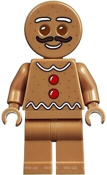 Фото LEGO Gingerbread Man - Moustache (hol169)