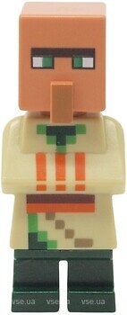 Фото LEGO Minecraft Villager (Farmer) - Desert Biome Outfit (min075)