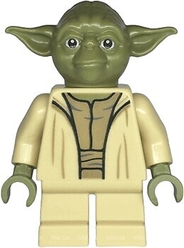 Фото LEGO Star Wars Yoda - Open Robe, Small Creases (sw1288)