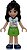 Фото LEGO Friends Liann - White Shirt with Dark Blue Short Sleeves (frnd631)