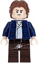 Фото LEGO Star Wars Han Solo - Dark Blue Jacket, Wavy Hair (sw0879)