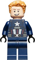 Фото LEGO Super Heroes Captain America - Dark Blue Suit, Black Hands, Hair (sh625)