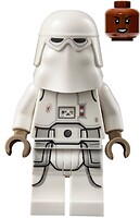Фото LEGO Star Wars Snowtrooper - Female, Printed Legs, Reddish Brown Head, Open Mouth Smirk (sw1180)