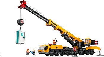 Фото LEGO City Желтый передвижной строительный кран (60409)