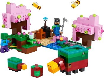 Фото LEGO Minecraft Цветущий вишневый сад (21260)