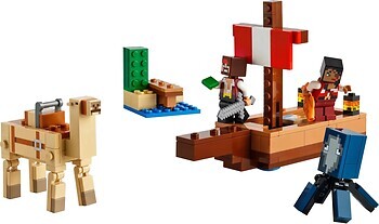 Фото LEGO Minecraft Путешествие на пиратском корабле (21259)