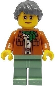 Фото LEGO Ninjago Misako - Dark Orange Jacket (njo665)