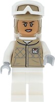 Фото LEGO Star Wars Hoth Rebel Trooper - Female, Dark Tan Uniform and Helmet (sw1185)