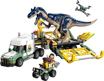 Фото LEGO Jurassic World Миссии динозавров: Грузовик для перевозки аллозавра (76966)