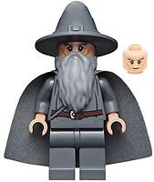 Фото LEGO The Lord of the Rings Gandalf the Grey - Witch Hat, Long Cheek Lines (dim001)