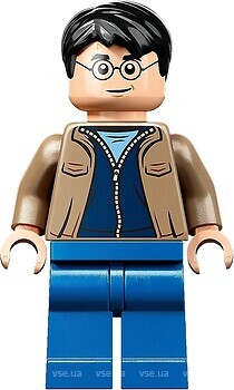 Фото LEGO Harry Potter Harry Potter - Dark Tan Jacket, Blue Legs (hp408)