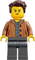 Фото LEGO Ideas Mom - Freckles, Medium Nougat Jacket, Dark Brown Hair (idea053)