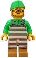 Фото LEGO City Jail Prisoner - Male, Chef with Apron (cty1382)