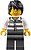 Фото LEGO City Jail Prisoner 86753 - Male, Black Tousled Hair (cty0833)