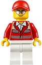 Фото LEGO City Paramedic - Red Uniform, Male, Red Short Bill Cap (cty0608)