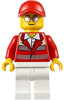 Фото LEGO City Paramedic - Red Uniform, Male, Red Short Bill Cap (cty0608)