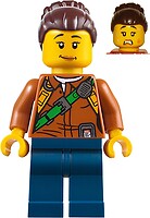 Фото LEGO Jungle Explorer - Female, Dark Brown Hair Female Large High Bun (cty0796)