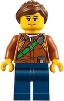 Фото LEGO City Jungle Explorer - Female, Dark Orange Shirt, Reddish Brown Ponytail (cty0791)