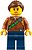 Фото LEGO City Jungle Explorer - Female, Dark Orange Shirt, Reddish Brown Ponytail (cty0791)