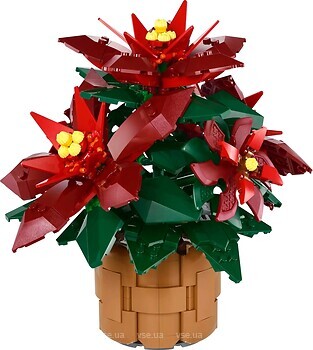 Фото LEGO Icons Рождественский молочай (10370)