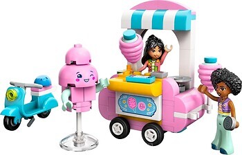 Фото LEGO Friends Стенд со сладкой ватой и скутер (42643)