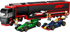 Фото LEGO City Грузовик F1 с автомобилями RB20 и AMR24 (60445)