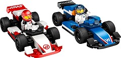 Фото LEGO City Автомобили для гонки F1 команд Williams Racing и Haas F1 (60464)