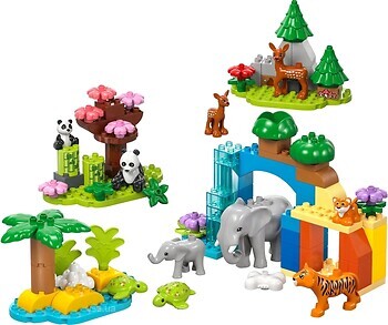 Фото LEGO Duplo Семейства диких животных 3-в-1 (10446)