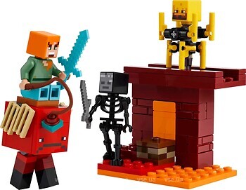 Фото LEGO Minecraft Битва с лавой в Незере (21266)