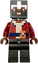 Фото LEGO Minecraft Hero - Dark Red Torso, Pearl Dark Gray Legs (min181)