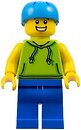 Фото LEGO City Skateboarder - Male, Lime Hoodie (cty1138)