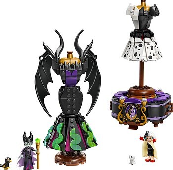 Фото LEGO Disney Платья Малефисенты и Круэллы Де Виль (43262)