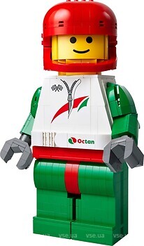 Фото LEGO Увеличенная минифигурка гонщика (40819)