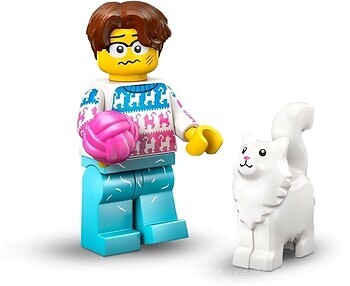 Фото LEGO Minifigures Любитель котиков (71048-11)