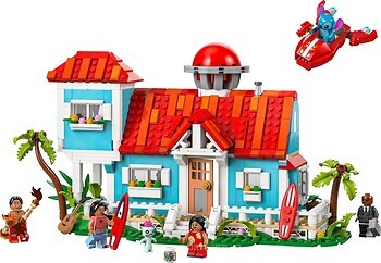 Фото LEGO Disney Пляжный дом Лило и Стича (43268)