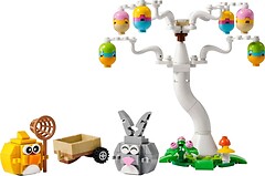 Фото LEGO Пасхальный кролик и охота на куриные яйца (40808)