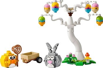 Фото LEGO Пасхальный кролик и охота на куриные яйца (40808)