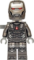 Фото LEGO Super Heroes War Machine - Pearl Dark Gray Armor, Neck Bracket, Ingot and Plate with Clip (sh0987)