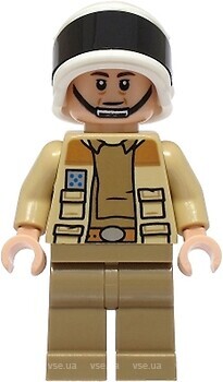 Фото LEGO Star Wars Captain Antilles - Dark Tan Shirt, Large Rank Badge (sw1328)