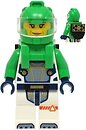 Фото LEGO City Astronaut - Female, Bright Green Helmet, Trans-Clear Visor, Bright Green Harness (cty1753)