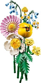 Фото LEGO Botanicals Миниатюрный солнечный букет (10347)