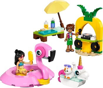 Фото LEGO Friends Вечеринка единорога и фламинго у бассейна (42658)