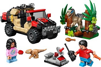 Фото LEGO Jurassic World Бегство по бездорожью от раптора (76972)