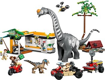 Фото LEGO Jurassic World Миссия по отслеживанию раптора и титанозавра (76973)