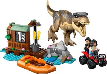 Фото LEGO Jurassic World Бегство по реке от тираннозавра (76975)