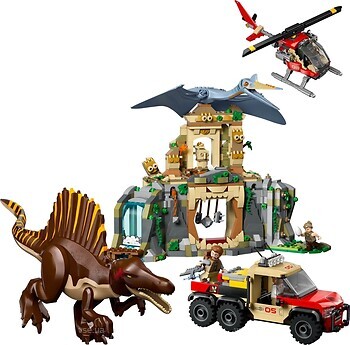 Фото LEGO Jurassic World Воздушная миссия со спинозавром и кетцалькоатлем (76976)