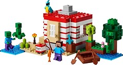Фото LEGO Minecraft Дом из взрывчатки в джунглях (21275)
