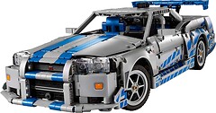 Фото LEGO Technic Двойной форсаж Автомобиль Nissan Skyline GT-R (R34) (42210)